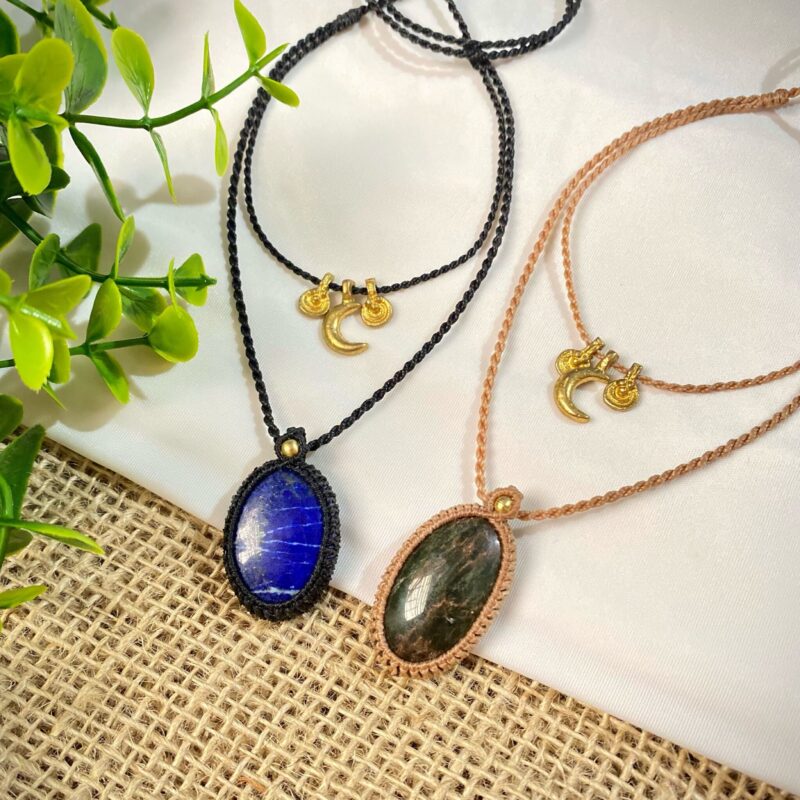 Colar duplo com Brass Indiano