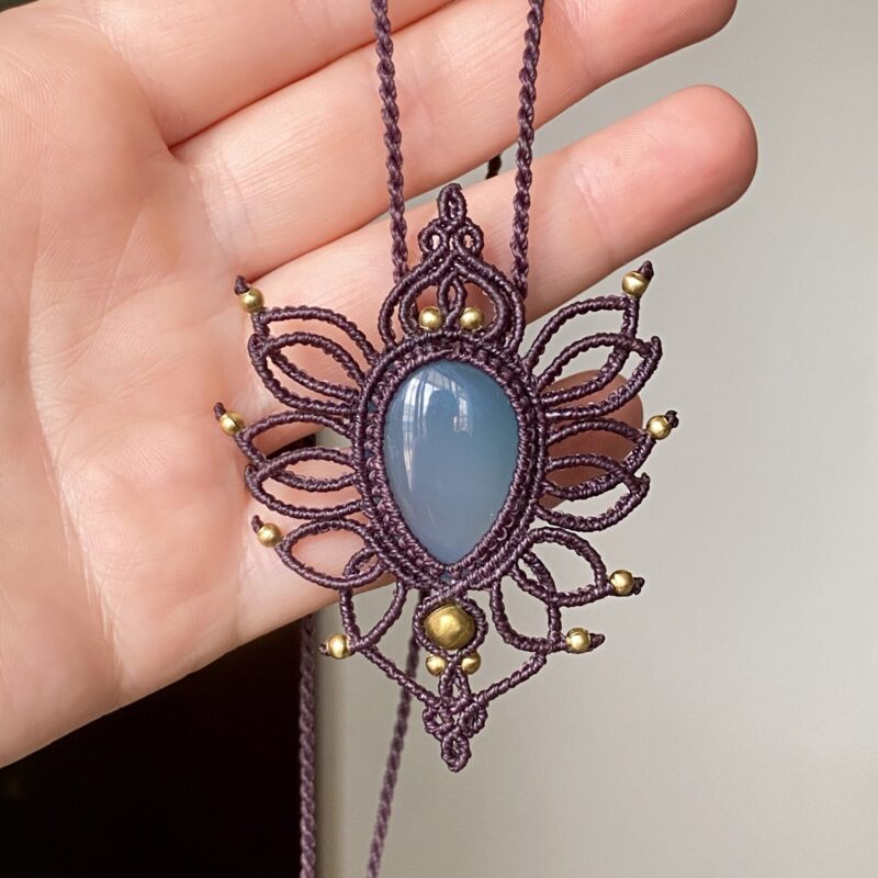 Colar pingente Flor de Lótus