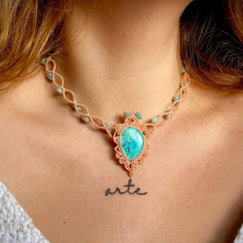 Gargantilha Cascalhos Naturais