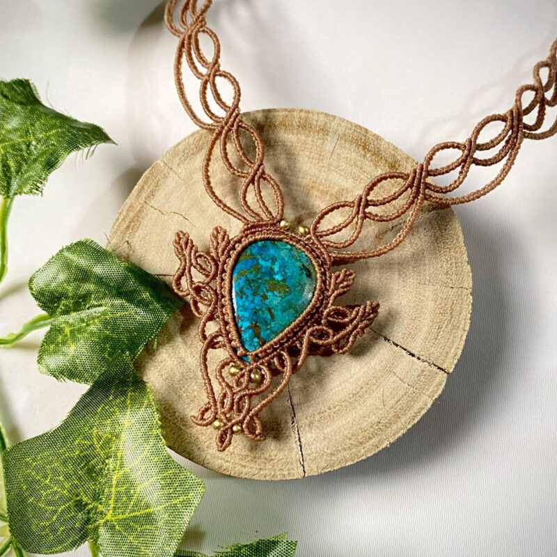 Gargantilha com Crisocola