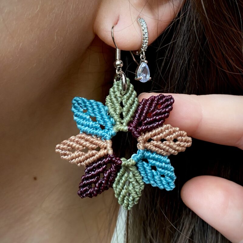 Par de Brincos Folhas de Outono